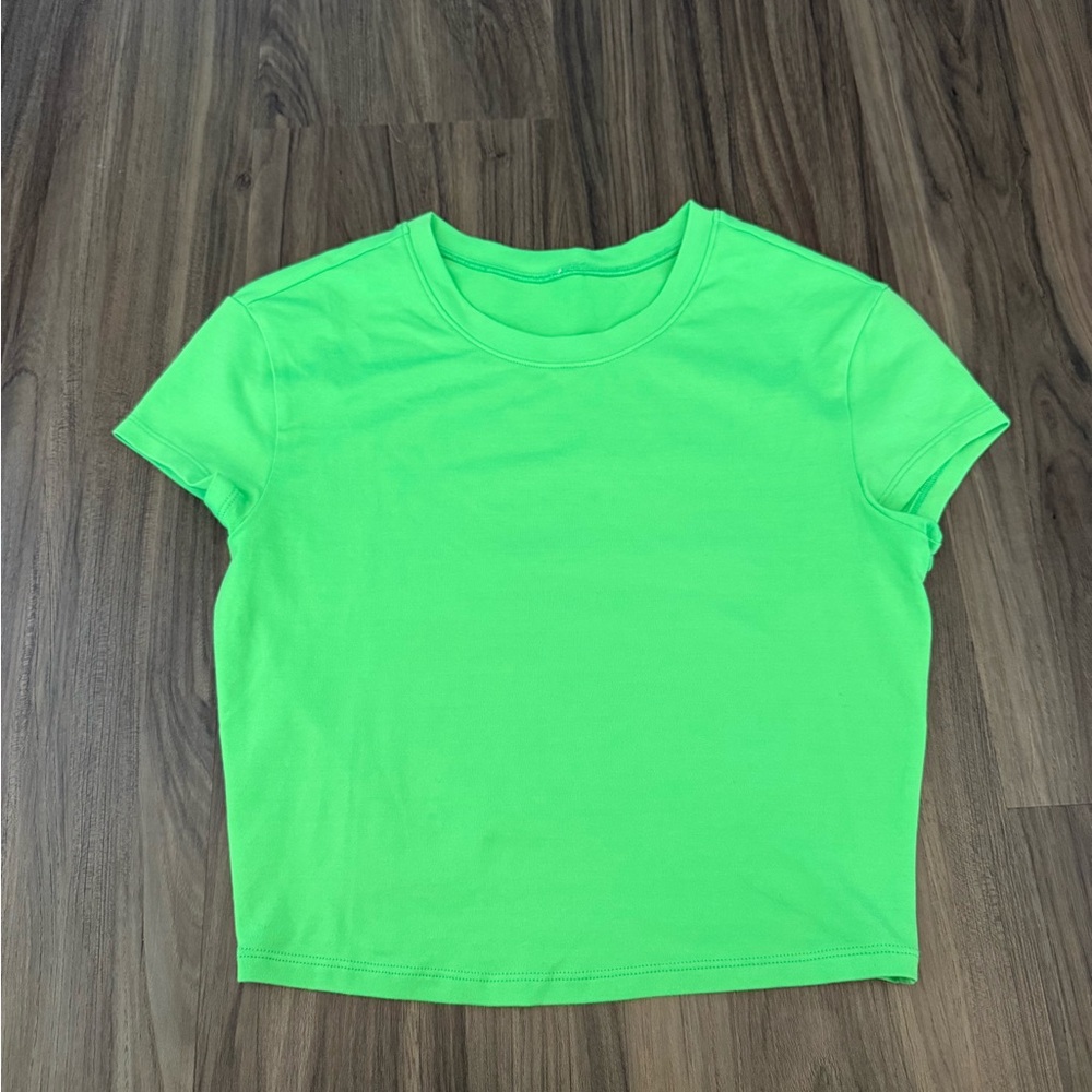 Alosoft Crop Finesse Short Sleeve Top